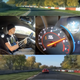 Split-screen view of the Camaro SS 1LE driving on the Nurburgring